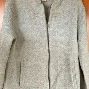 Warm Gray Quilted Original Penguin Sweater/Jacket XL EUC